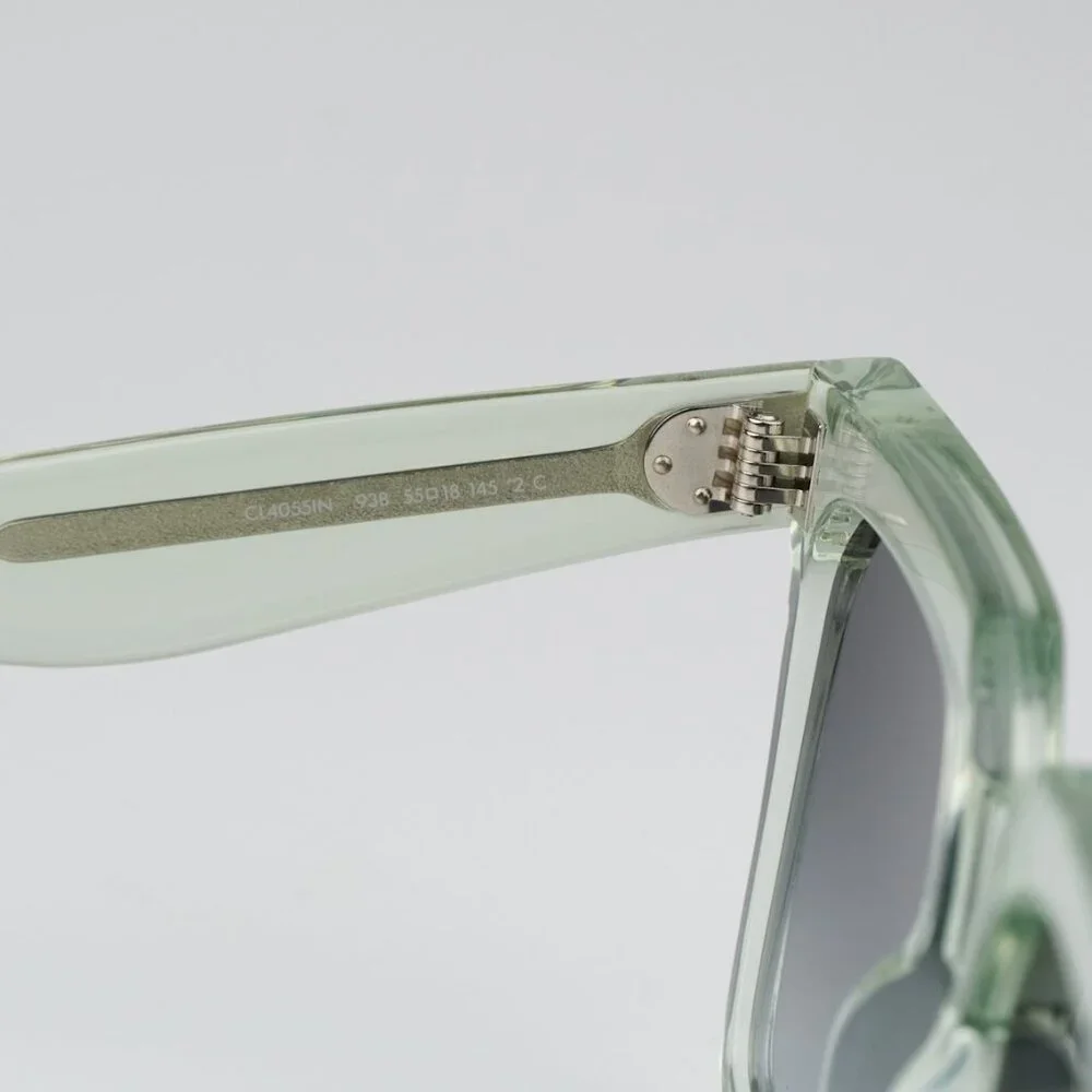 CELINE CL4055IN 93B Transparent Green Gradient Square Oversized Sunglasses - Picture 8 of 11